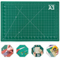 Self Healing Sewing Mat, 12inch x 18inch Rotary Cutting Mat Double Sided 5-Ply Craft Cutting Board for Sewing Crafts Hobby Fabric Precision Scrapbooking Project