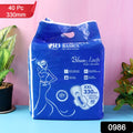 Blue Lady Extra Long Pads With Wides Wings Sanitary Pads  320 Mm 40-pack