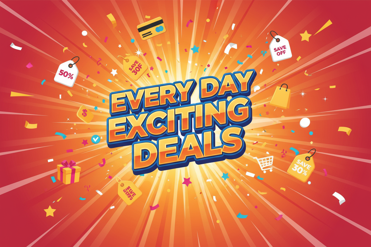 Every day exciting deals 