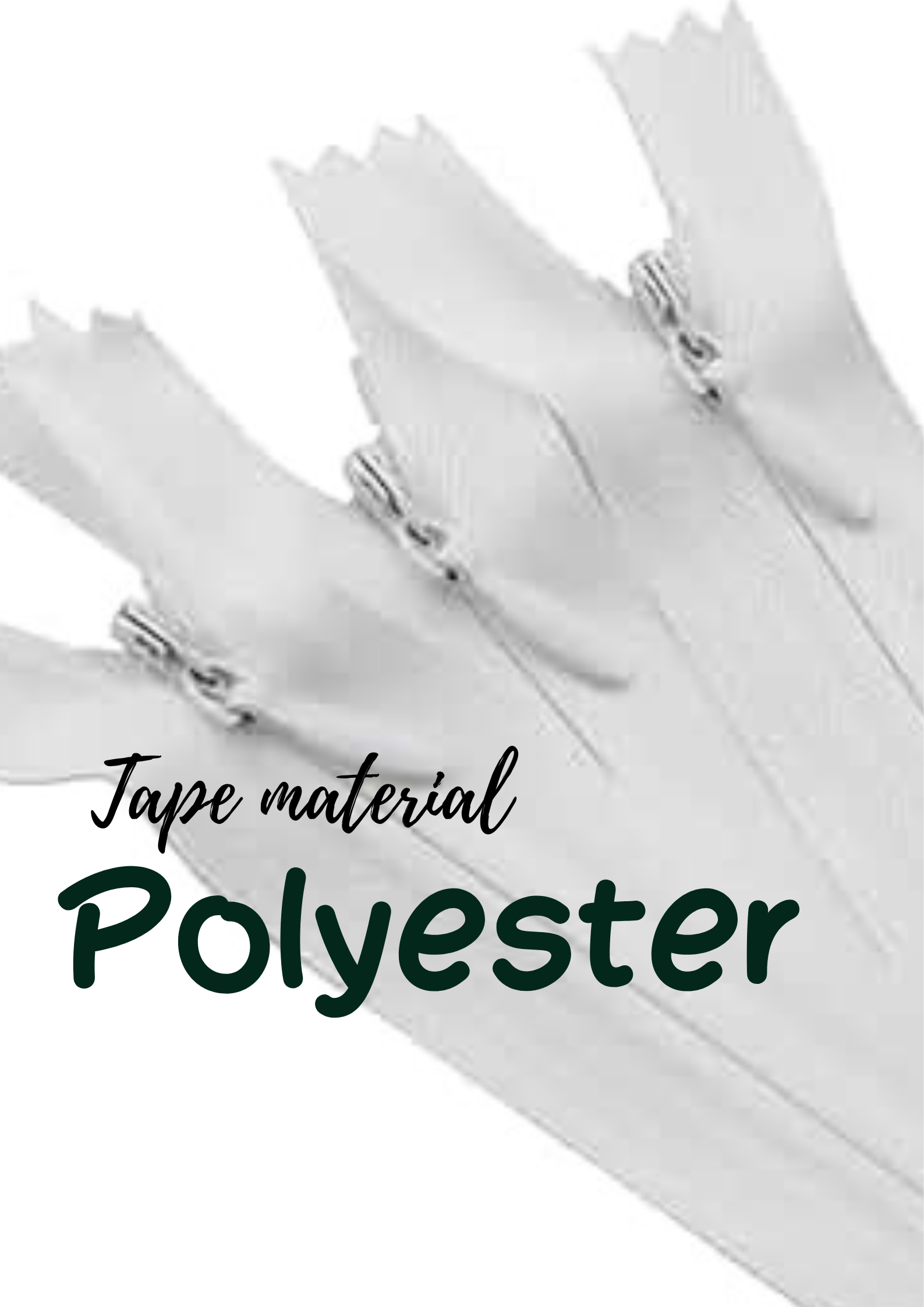 White Nylon Concealed Invisible Zipper for High-Fashion Garment Making, Boutique Dresses, Home Textiles, Cushions, and Bags Sewing, Handmade, Clothes, Garment (16 Inch, White, Pack of 50)